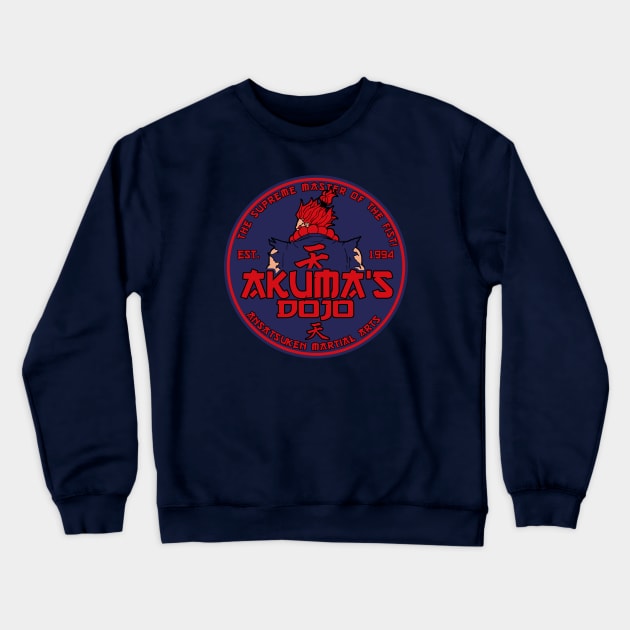 Akuma's Dojo Crewneck Sweatshirt by carloj1956